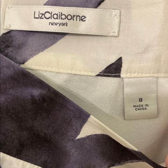 Flowy Full A-Line Skirt Houndstooth Liz Black, Gray White Knee-Length Size 8 - Picture 2 of 6